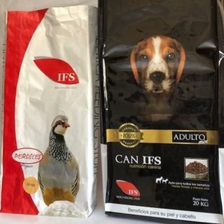 Pack 20 kgs de Perdices Mantenimiento o Reposo IFS y 20 kgs de Can Adulto IFS.